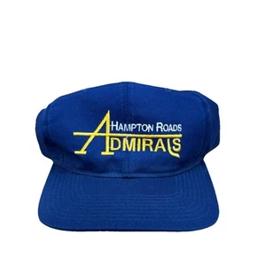 HAMPTON ROADS ADMIRALS snapback CCM classic ECHL VINTAGE CAP ADJUSTABLE - Picture 1 of 6