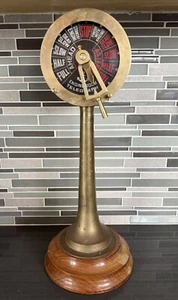 Vintage Brass Ship's Engine Order Telegraph Nautical Marine -Missing Parts - Picture 1 of 13