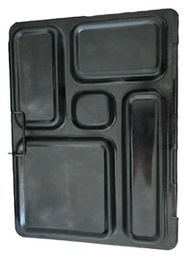 PlanetBox Rover 201304-1 Stainless Steel 5 Compartment Bento Box W/2 Containers - Picture 1 of 2