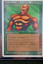 Magic The Gathering (MTG) Craw Giant Legends Uncommon