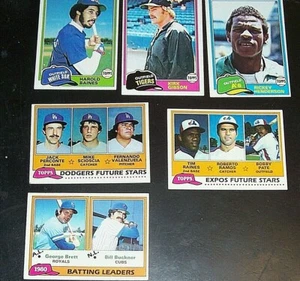 1981 TOPPS BASEBALL SET RC HOF Valenzuela Raines Baines Rickey (Avg: 25c per cd) - Picture 1 of 7