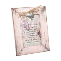 Faithful Friend is a Treasure 12 x 5.5 Dimensional Distressed Wooden Photo Frame 