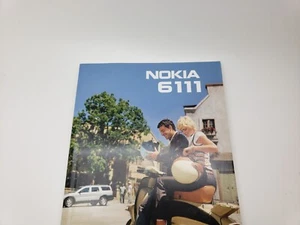Nowy / stary zapas angielski Nokia 6111 telefon komórkowy instrukcja obsługi 3POST - Zdjęcie 1 z 5