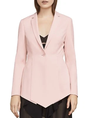 Blazer BCBG Sami con abertura frontal en rosa polvoriento Foto 1 de 3