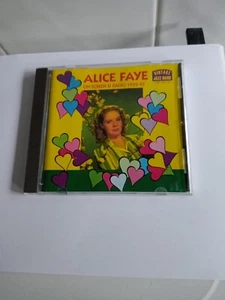 Alice Faye On Screen & Radio 1932-43 CD (VJB 1947-2) EX - Picture 1 of 2