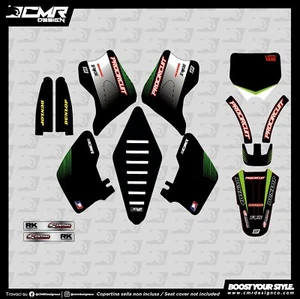 Kit Grafiche adesivi in crystal per KAWASAKI KX 125 250 1994-1998 - Imagen 1 de 1