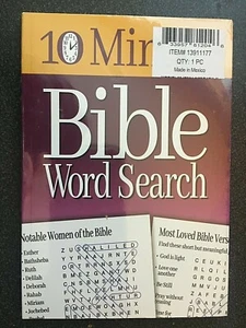 SALE! New Bible Word Search BOOK Puzzles Games Christian Keep Brain Sharp - Picture 1 of 3