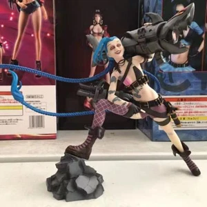 LOL Arcane: League of Legends Jinx Figure Model Collect PVC Statue New In Box 8" - Picture 1 of 7