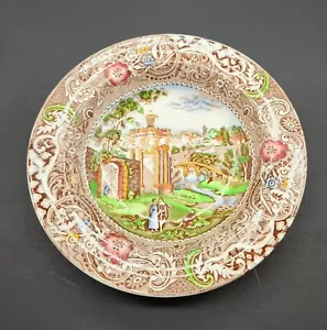 Vintage "Landscape" W. R. Midwinter Ltd. Brown Multi Color Bowl - Picture 1 of 5
