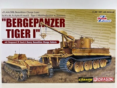 Dragon 1:35 Bergepanzer Tiger I & Borgward IV Ladungsträger #6865 OVP & NEU - Bild 1 von 4