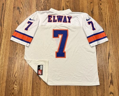 Camiseta de fútbol americano Nike NFL de los Denver Broncos John Elway vintage de los 90 para hombre grande L COMO NUEVA Foto 1 de 4