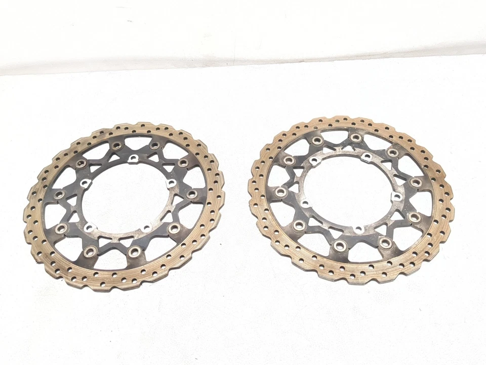 09-20 Yamaha Vmax 1700 VMX17 Left & Right Front Brake Rotor Disc Set - Image 1 of 4