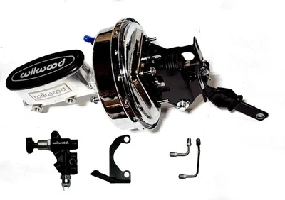 Ford Fairlane 1957-77 Kit de conversión de refuerzo con 8" individual + Wilwood Master + válvula Foto 1 de 4