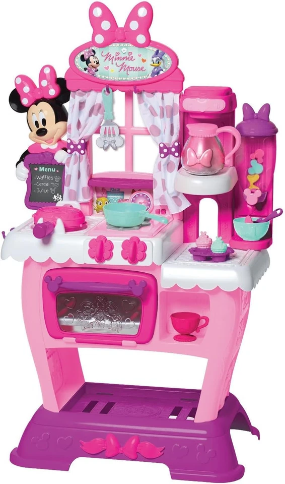 Disney Junior Minnie Mouse Happy Helpers Brunch Café, Juego de Cocina para...  Foto 1 de 4