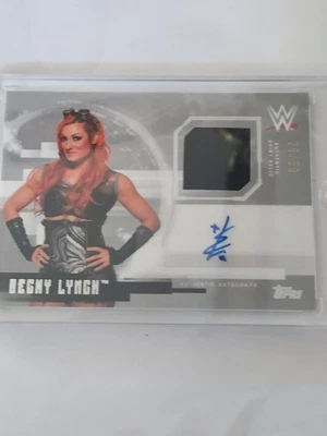 2017 WWE Topps Undisputed Becky Lynch Autograph Relic 29/50 - Image 1 of 2