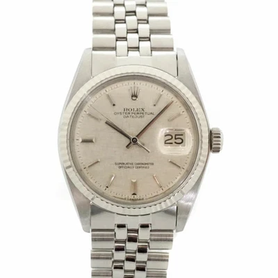 ROLEX Datejust 1601 Silver Case Size 36mm Men's Used Watch #112314 - Image 1 of 4