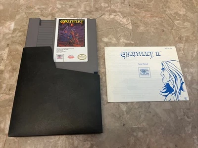 Cartucho de juego Nintendo NES Gauntlet 2 probado con manual Foto 1 de 4