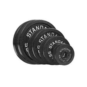 Steel Olympic Plates 85LB Set - Premium 2x 25lb, 10lb, 5lb, & 2.5lb 2 in Weights - Picture 1 of 8