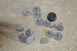01 02 03 MAZDA MPV ASSORTED INTERIOR PANEL CLIPS GRAY - Bild 1 von 1