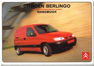 CITROEN BERLINGO 1.1 1.4 PETROL & 1.9D 2.0HDi ORIGINAL 2001 OWNERS HANDBOOK - Picture 1 of 1