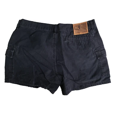 Pantalones Cortos Polo Ralph Lauren Para Mujer Talla 12 Negro Carga Pantalones Cortos Foto 1 de 4