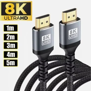 8K HDMI Cable HDMI 2.1 Cord 48Gbps High Speed UHD 4:4:4 HDTV 3D Dolby HDCP HD - Picture 1 of 15