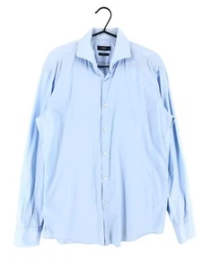 HUGO BOSS Shirt Casual Formal Solid Slim Fit Men Size M (41 - 16) - Picture 1 of 9