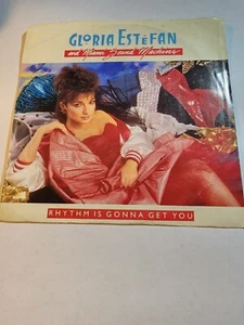 Gloria Estefan - Rhythm Is Gonna Get You/Give it up - 1987 VG+ F287 - Picture 1 of 2