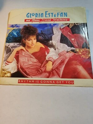 Gloria Estefan - Rhythm Is Gonna Get You/Give it up - 1987 VG+ F287 - Image 1 of 2
