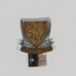Queen Elizabeth 1953 Coronation Auto Grill Badge Rampant Lion - Bild 1 von 3