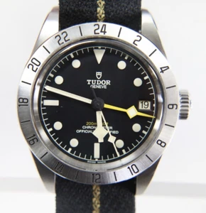 2024 Tudor Black Bay Pro Black Dial Fabric Strap Men's Watch M79470 - Picture 1 of 9