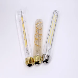 Dimmable E26 110V Vintage Retro LED COB Filament Light 8W Glass Bright Lamps RP - Picture 1 of 16