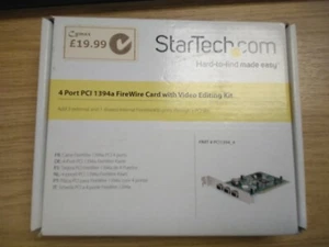 4 Port PCI 1394a FireWire Card With Video Editing Kit - Picture 1 of 1