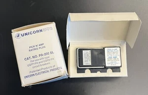 UNICORN PA-200SL PICK N-AMP RATING PLUG CIRCUIT BREAKER TRIP UNIT 2P 200A - Picture 1 of 6