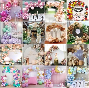 Balloon Arch Kit Set Birthday Wedding Party Garland Decor Coffee Gold Balloons - Picture 1 of 53