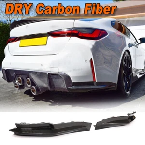 Alerón lateral divisor trasero de carbono DRY se adapta a BMW G82 M4 Coupé 2021-24 - Imagen 1 de 12