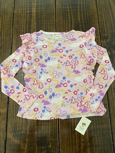 tucker and tate girls long sleeve print shirt size 7 - Picture 1 of 5