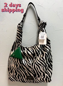 Nouer Zebra pattern shoulder bag with charm Shoulder bag Tote bag from japan - Picture 1 of 11