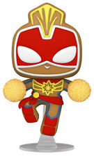 Funko Pop Gingerbread Capitaine Marvel 936 Marvel Original Neuf Holiday