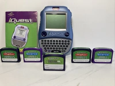 VTG I Quest Game System Math Science 5 Starter Pack Cartridges Grades 5-8 Video - Image 1 of 4