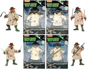 Playmates Teenage Mutant Ninja Turtles in Disguise 1990 film action figure confezione da 4 - Foto 1 di 2
