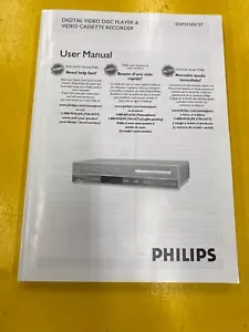 Phillips DVP3150V/37 Videorecorder DVD COMBO Player Bedienungsanleitung - Bild 1 von 4