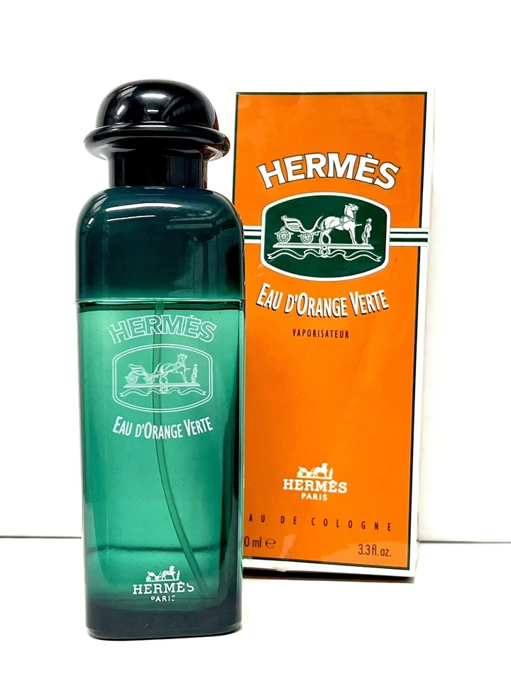 Одеколон EAU D'ORANGE VERTE от HERMES *унисекс* 3,3 унции туалетная вода спрей ВИНТАЖНЫЙ (HE49 - Изображение 1 из 1