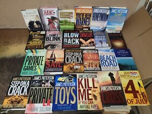 Lot of 24 JAMES PATTERSON Alex Cross Detective ALL Hardcover HB ASSORT Books MIX