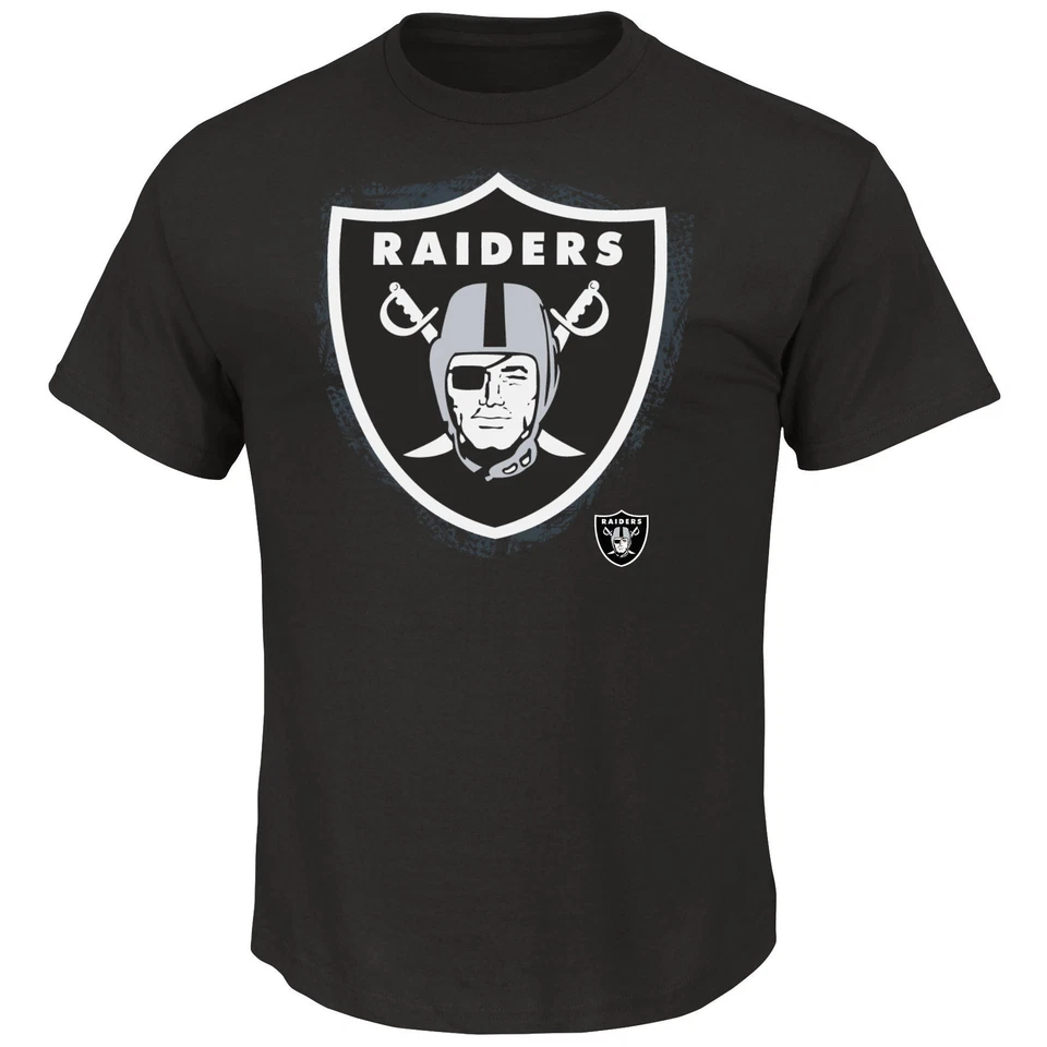 NFL T-Shirt Las Vegas Raiders Football LTG Line-to-Gain Majestic
