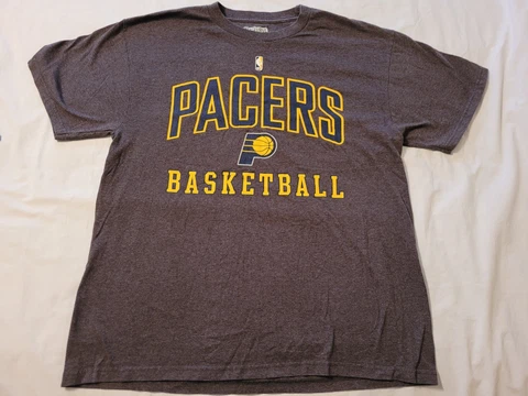 Indiana Pacers Paul George #24 T-Shirt - Dark Gray - Great Shape Cover