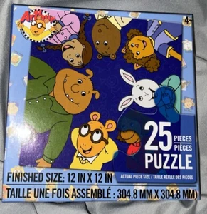 Arthur FRIENDS Circle 25 Piece PUZZLE D.W. Kate. PBS Kids Brand New! 12X12 - Picture 1 of 23