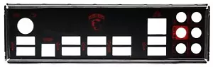 MSI 970 Gaming Blende - Slotblech - I/O Shield #79050 - Bild 1 von 1