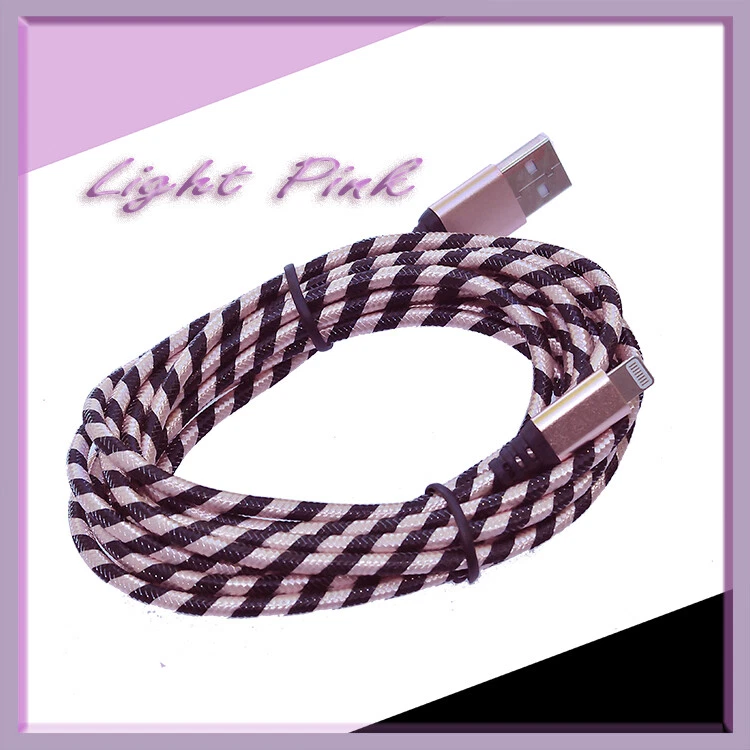 Extra Long Charging Charger Cable USB Cord for iPhone, Android Micro, or TYPE C - Image 1 of 1