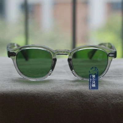 Gafas de sol vintage Johnny Depp gafas hombres mujeres marco calibar lentes verdes Foto 1 de 4